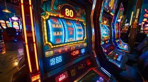 Tampilan dalam permainan arcade Gates of Olympus dengan fitur bonus dan simbol khusus